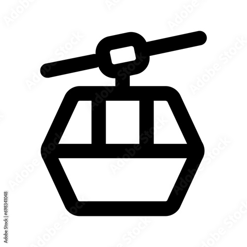 cable car line icon