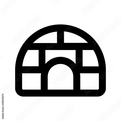 igloo line icon