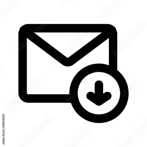 inbox line icon