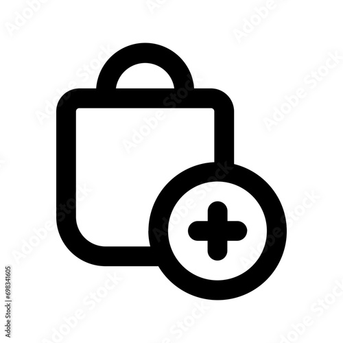 add to cart line icon