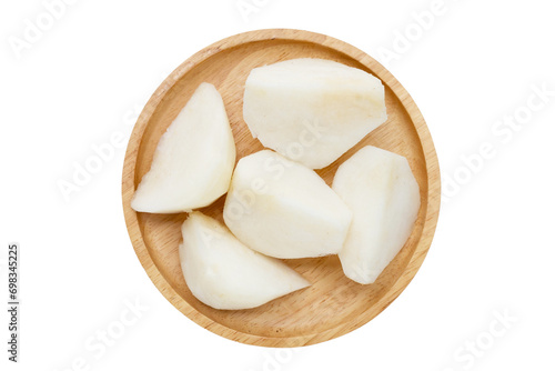 Mexican turnip or jicama or yam bean photo
