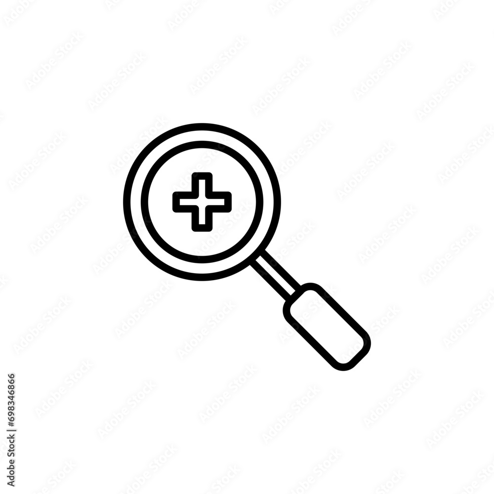Zoom in tool outline icons, graphic design minimalist vector illustration ,simple transparent graphic element .Isolated on white background Zoom in tool outline icons, graphic design minimalist vector illustration ,simple transparent graphic element .Isolated on white background
