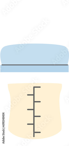 Breastfeeding equipment, breast pump Illustration 