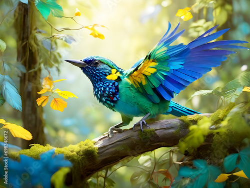 Most beautiful birds in the world generative Ai