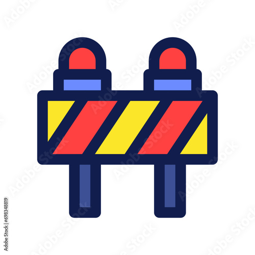 Construction Barrier Icon