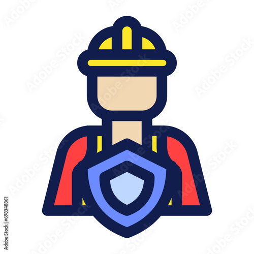 Worker Safety Icon