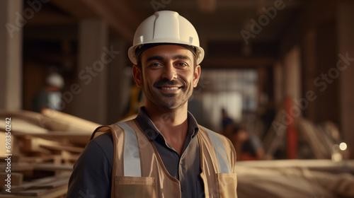 portrait of a domestic foreign worker photo