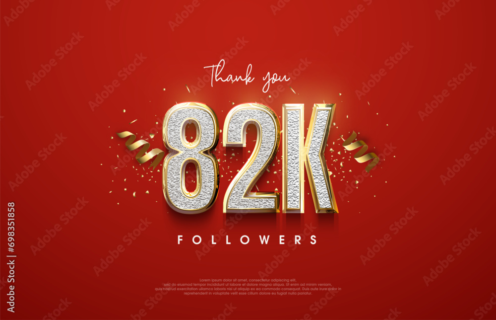 Thank you to followers, reaching 82k followers.