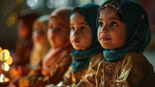 children participating in Ramadan activities