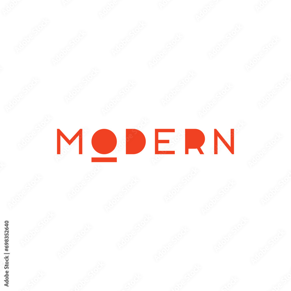 Fototapeta premium Modern logo design timeless emblem brand identity logotype abstract minimalist monogram typography vector logo