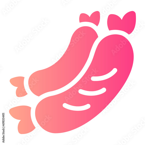 sausages Gradient icon