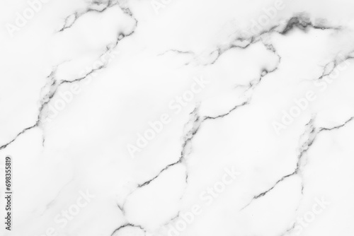 White marble texture with natural pattern for background or design art work. © Manat