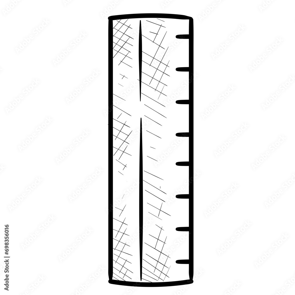 ruler handdrawn illustration ruler handdrawn illustration