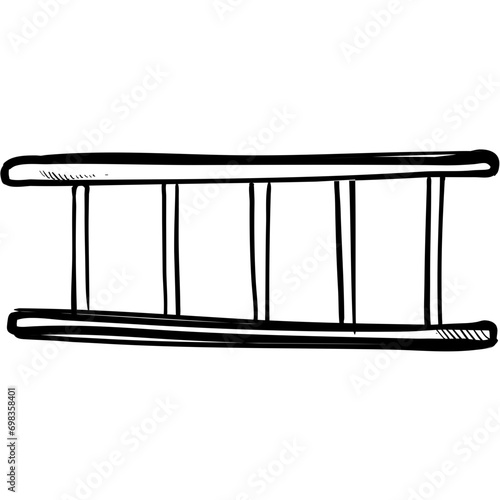 ladder handdrawn illustration