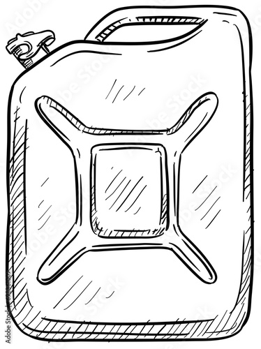 fuel handdrawn illustration