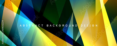 Breaking Glass Background, Kaleidoscope effect. Transparent Straight Lines. Dynamic Light Rays effect. Vector Illustration For Wallpaper, Banner, Background, Card, Book Illustration, landing page