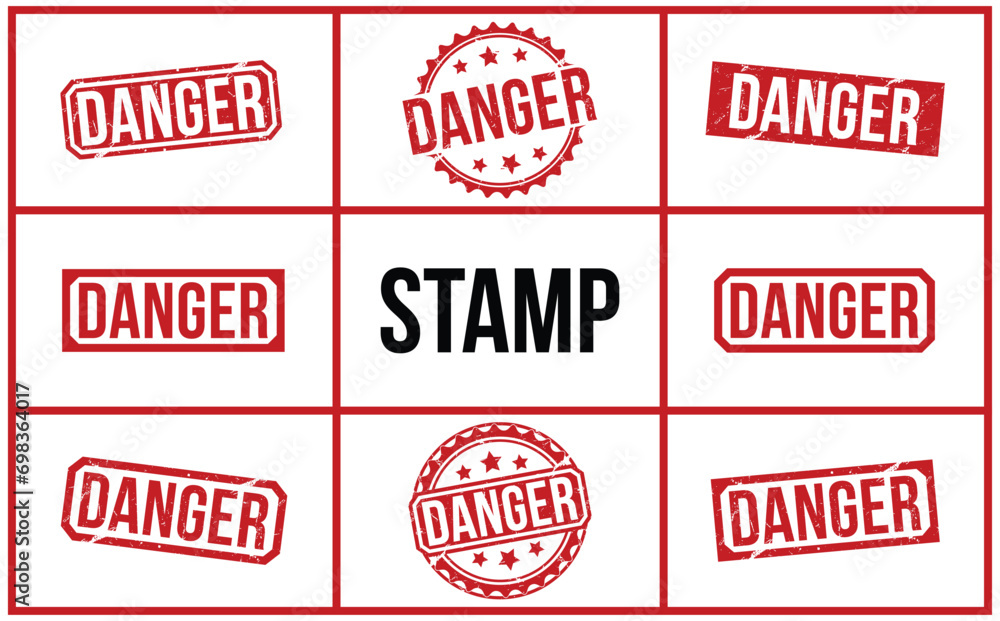 Danger rubber stamp on white background. Danger Rubber Stamp. Danger rubber stamp on white background. Danger Rubber Stamp.