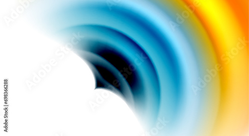 Color mixing liquid rainbow shape background