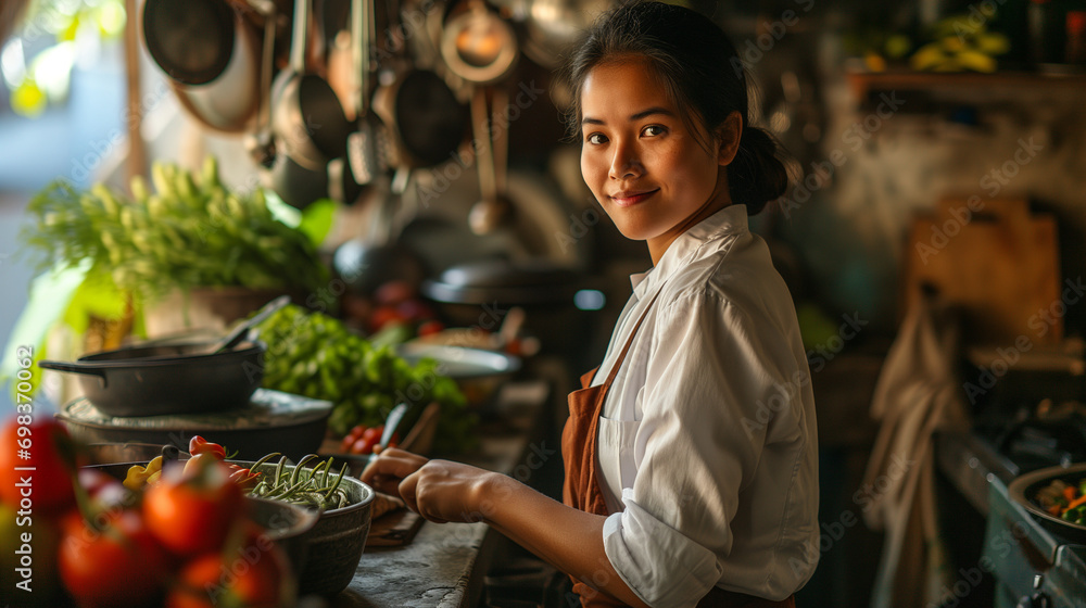 Obraz premium asian cooking