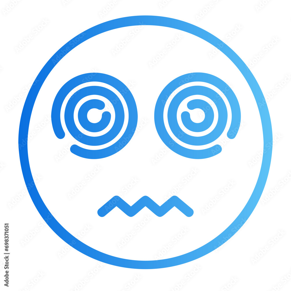 dizzy gradient icon dizzy gradient icon