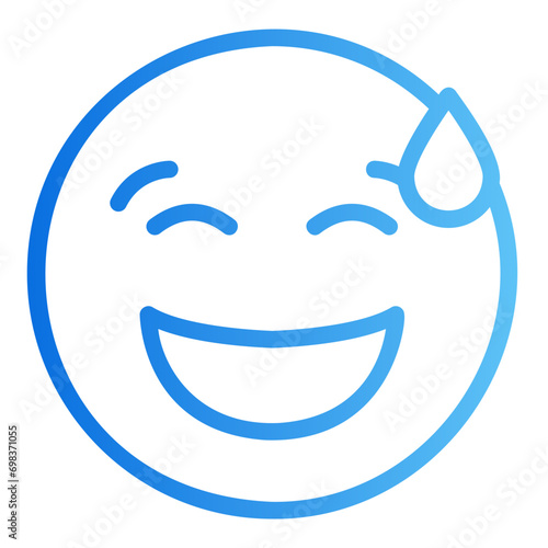 sweat gradient icon