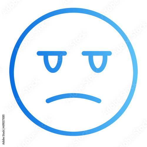 suspicious gradient icon