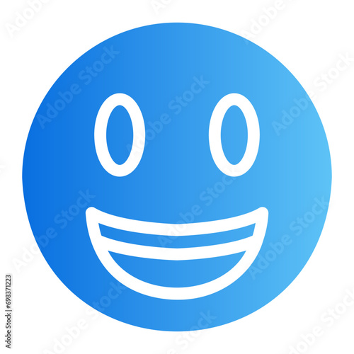 grin gradient icon