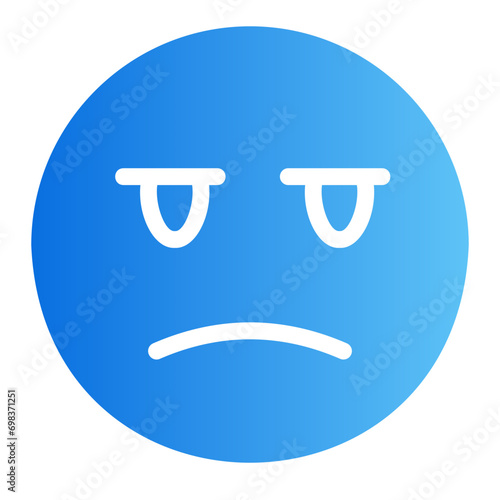 suspicious gradient icon
