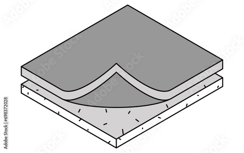 Illustrated guide to soundproof and vibration-reducing mats for noise reduction in rental properties
