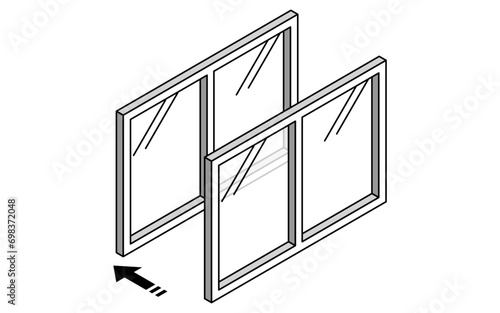 Double-paned windows Illustration of noise reduction measures that can be taken in rental properties