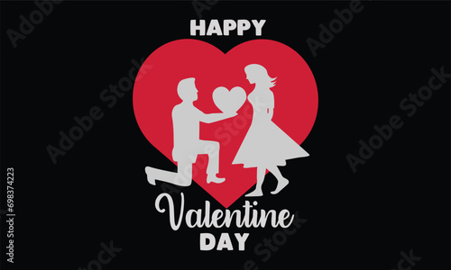 Happy Valentine Day T-Shirt Design