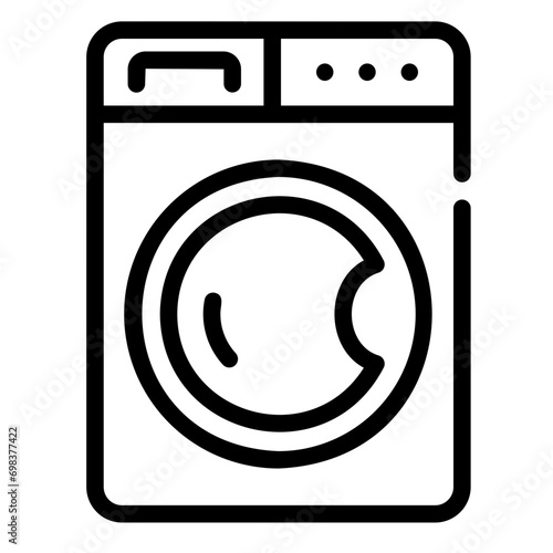 washing machine Line Icon