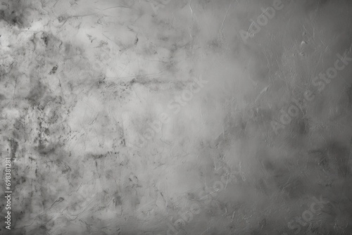 Silver Grunge Background Texture with Empty Copy Space for Text created with Generative AI Technology