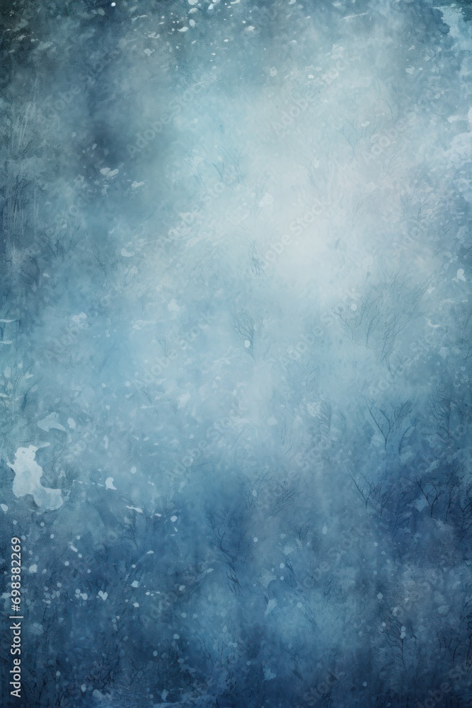Winter Grunge Background Texture with Empty Copy Space for Text created with Generative AI Technology