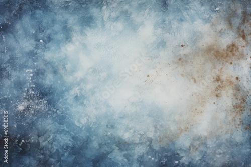 Winter Grunge Background Texture with Empty Copy Space for Text created with Generative AI Technology © Sentoriak