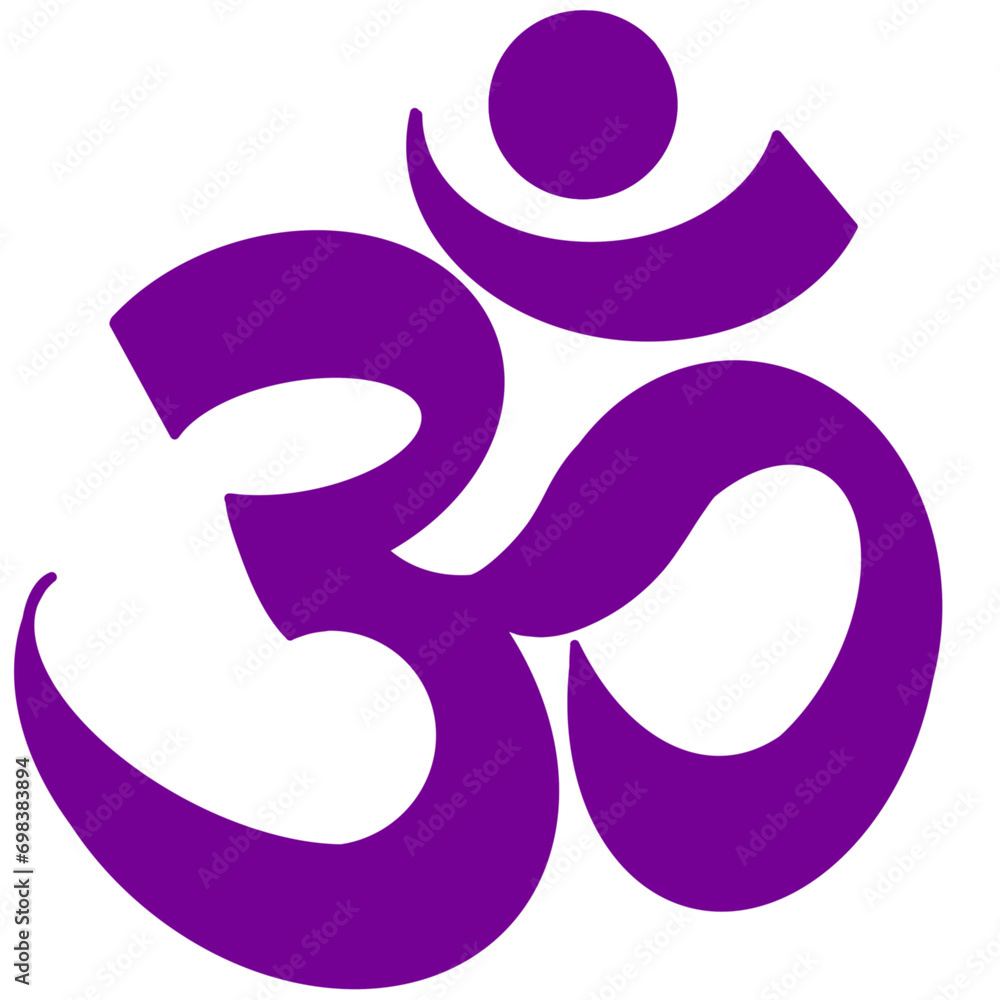 Aum Sound calligraphy - crown chakra sound Aum Sound calligraphy - crown chakra sound