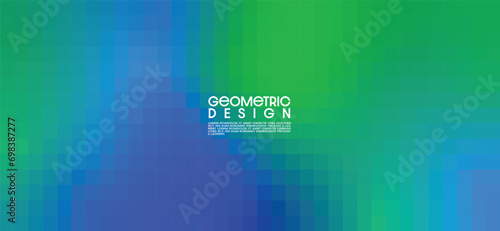 Banner graphic design and print media concepts. Blurred background with modern abstract gradient pattern with space for your text. Vector Illustrator EPS photo