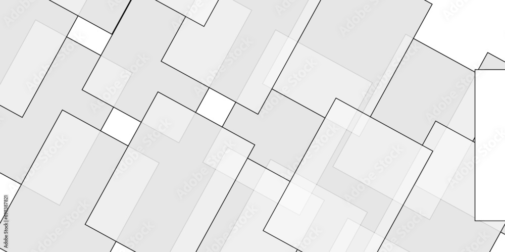 White and grey geometric minimal square line background. Abstract geometric minimal futuristic element concept. Abstract technology communication concept background. Brochure, banner, wallpaper, cover White and grey geometric minimal square line background. Abstract geometric minimal futuristic element concept. Abstract technology communication concept background. Brochure, banner, wallpaper, cover