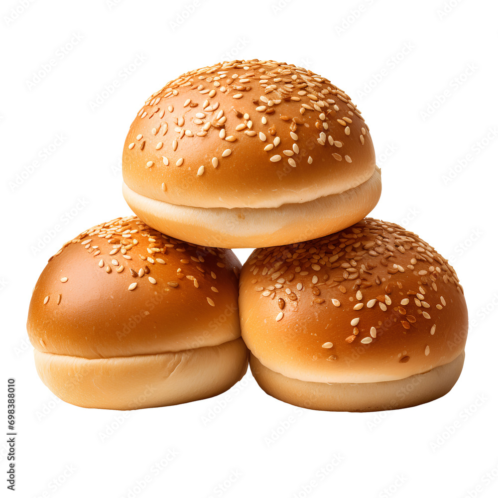 Burger buns empty, isolated on transparent background, PNG, 300 DPI Burger buns empty, isolated on transparent background, PNG, 300 DPI