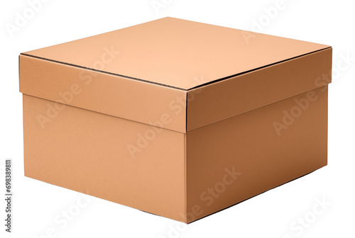 cardboard box isolated on white © krit