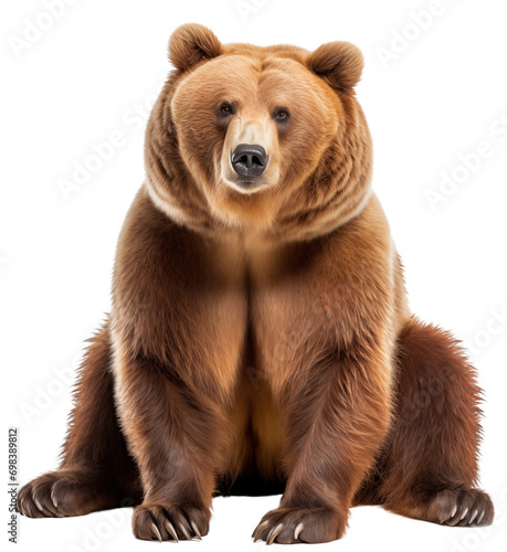 brown bear isolated on white © krit