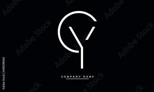 CY, YC, C, Y Abstract Letters Logo Monogram