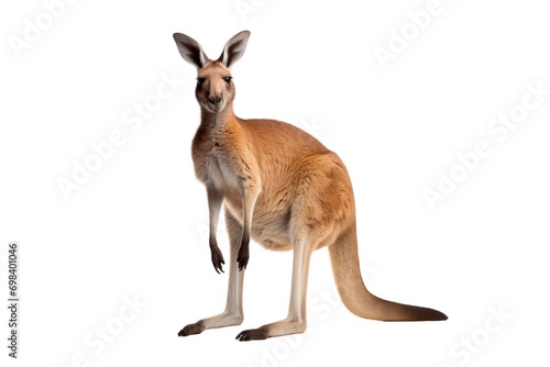 Australian Kangaroo Design Isolated on Transparent Background