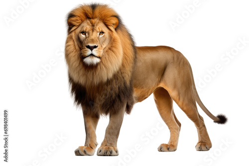 Majestic Lion Illustration Isolated on Transparent Background