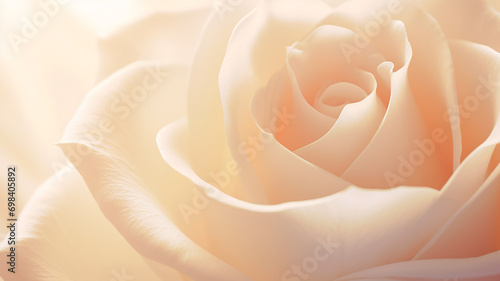 white delicate rose flower close-up, soft pastel abstract delicate feminine background #698405892