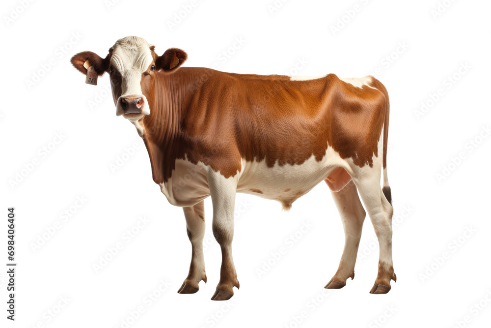 Dairy Farm Cow Design Isolated on Transparent Background