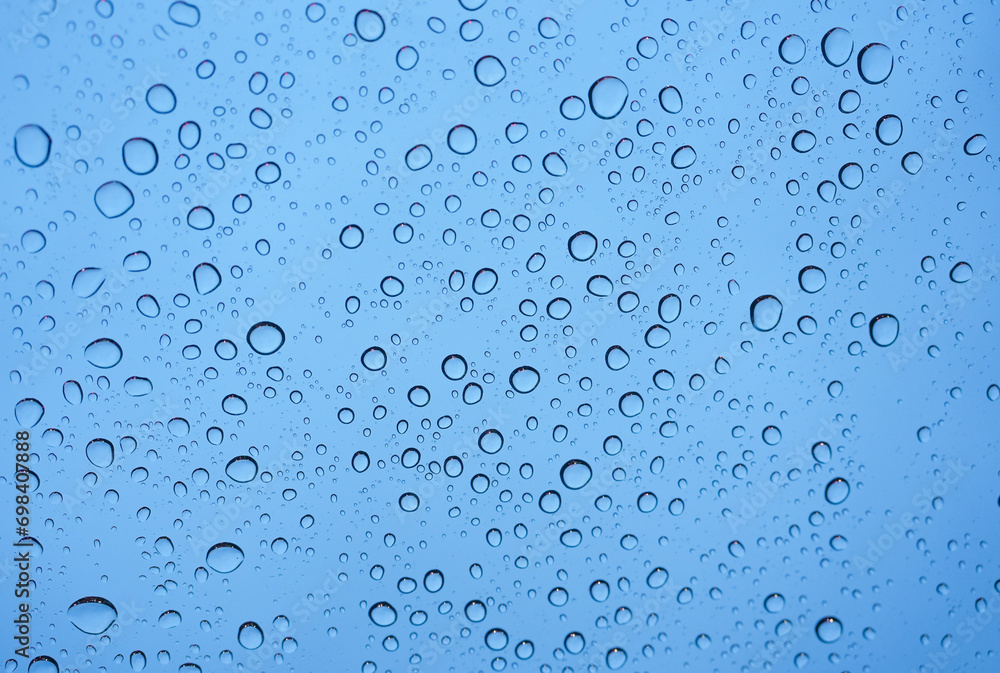 raindrop texture on window as design background