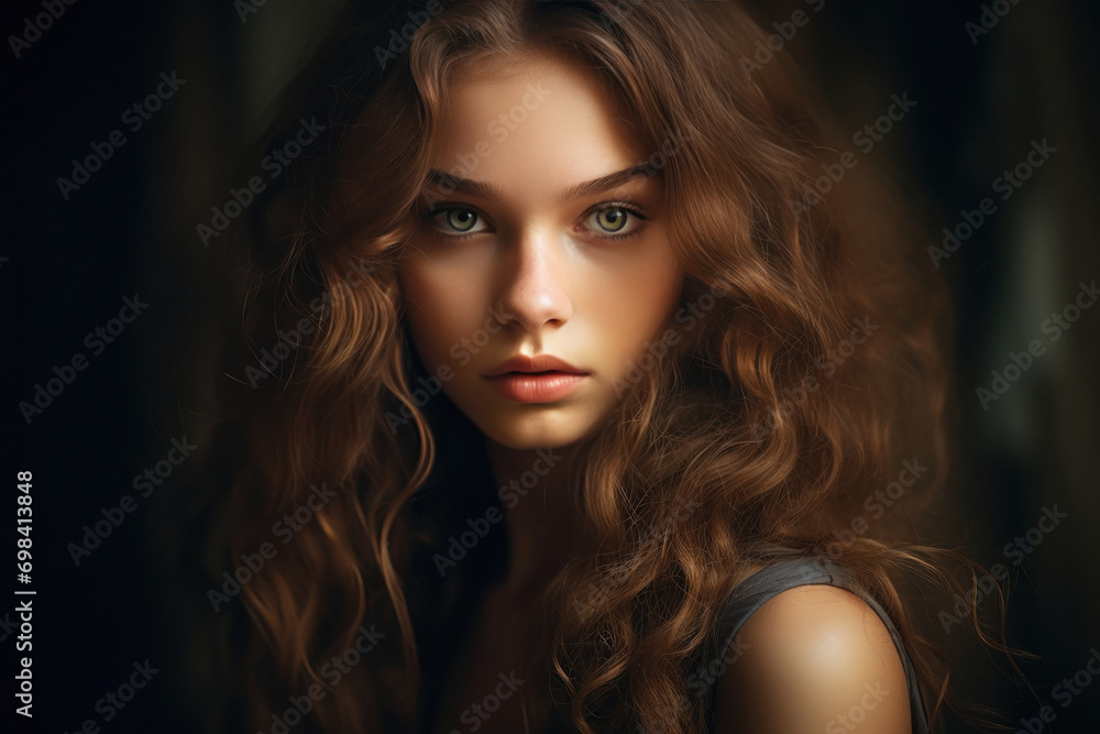 Fototapeta premium Young and beautiful woman