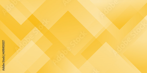 Abstract yellow geometric shape futuristic background. Abstract modern technology and business concept yellow geometric shine and layer elements vector for business presentation background.