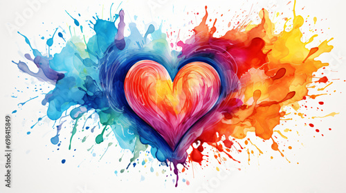 A colorful heart